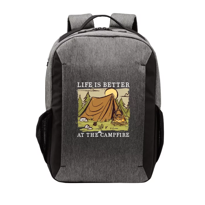 Life Is Better At The Campfire Vector Backpack