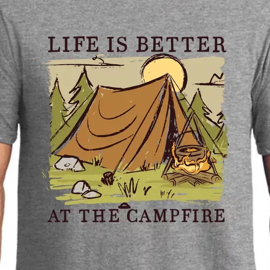 Life Is Better At The Campfire Pajama Set