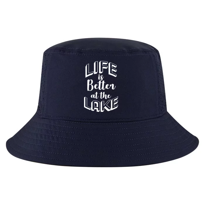 Life Is Better At The Lake Cool Comfort Performance Bucket Hat