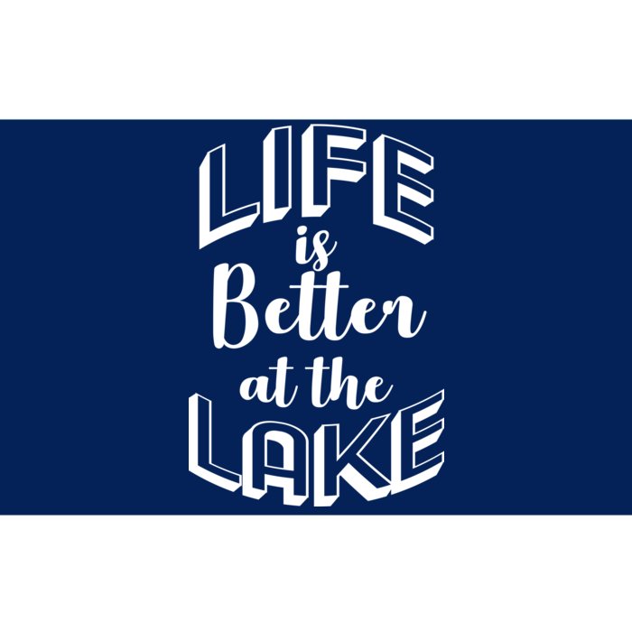 Life Is Better At The Lake Bumper Sticker