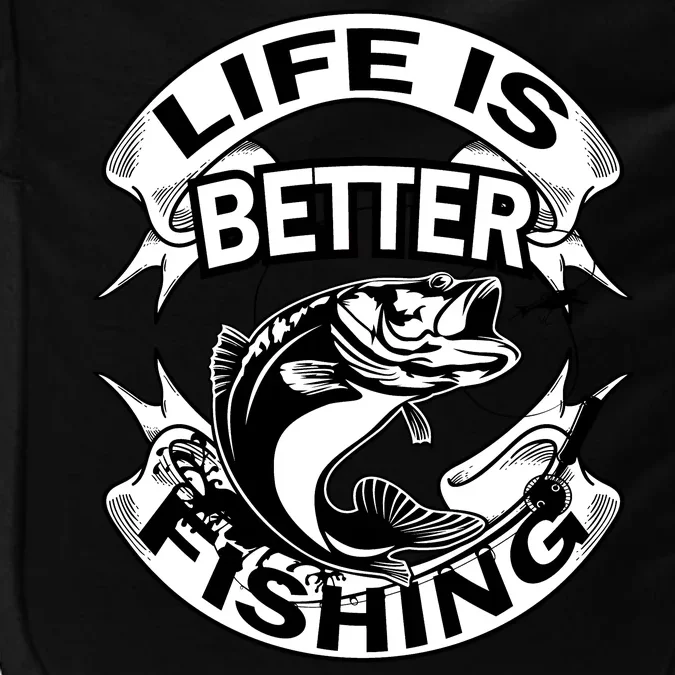 Life Is Better Fishing Impact Tech Backpack