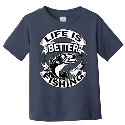 Fishing Life Toddler T-shirts