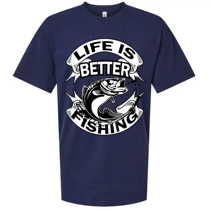 Life Is Better Fishing Sueded Cloud Jersey T-Shirt