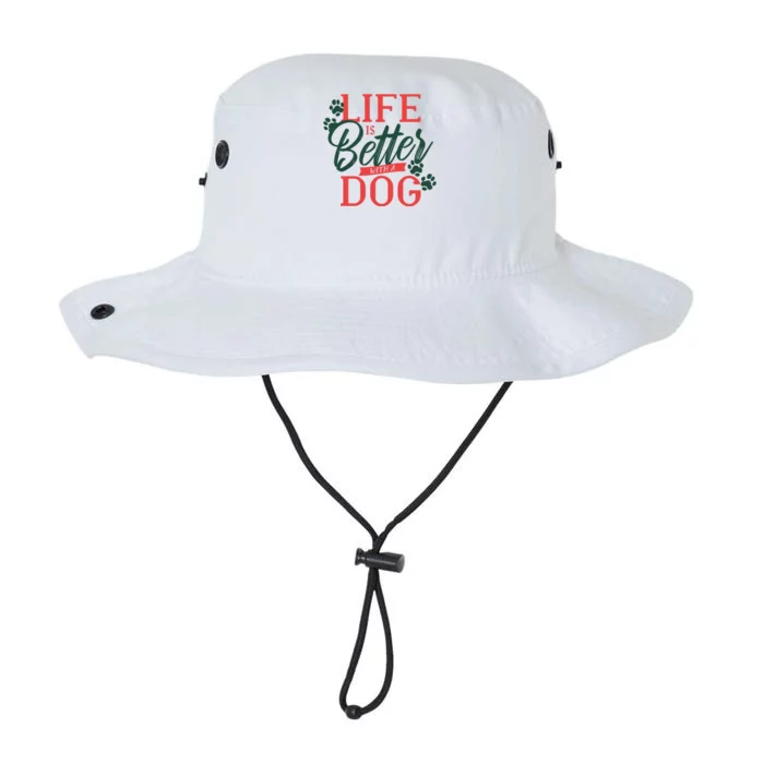 Life Is Better With A Dog Legacy Cool Fit Booney Bucket Hat