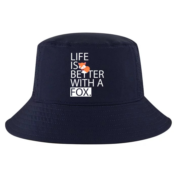 Life Is Better With A Fox Cool Comfort Performance Bucket Hat