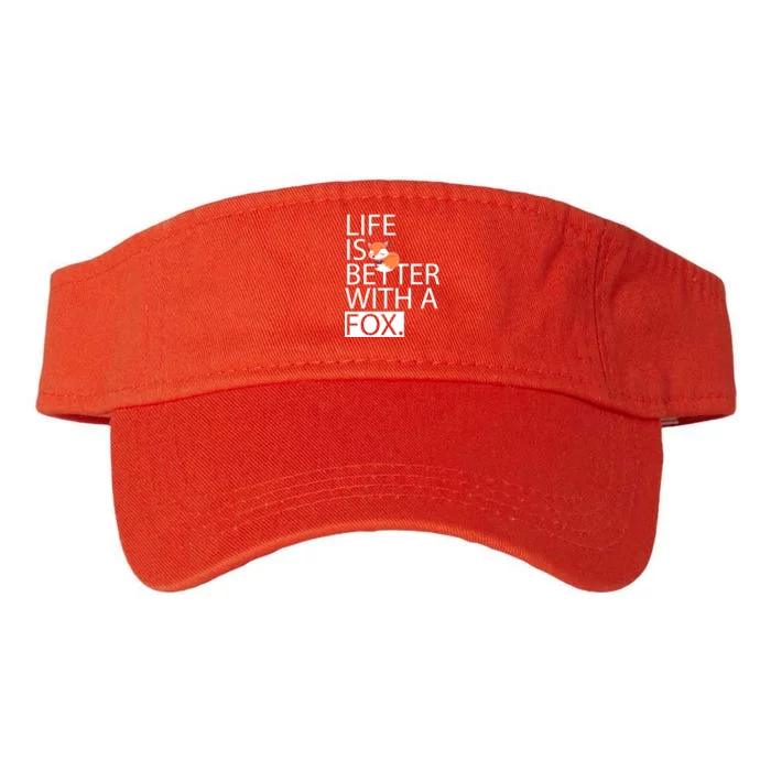 Life Is Better With A Fox Valucap Bio-Washed Visor