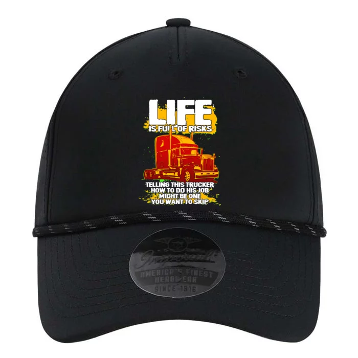 Life Is Full Of Risk Trucker Performance The Dyno Cap