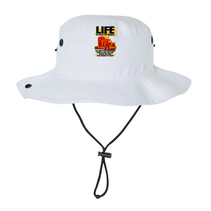 Life Is Full Of Risk Trucker Legacy Cool Fit Booney Bucket Hat