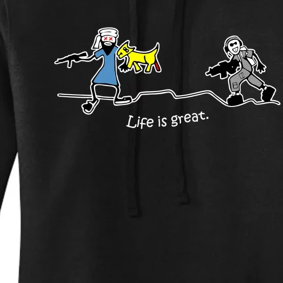 Life is Great Army Women's Pullover Hoodie