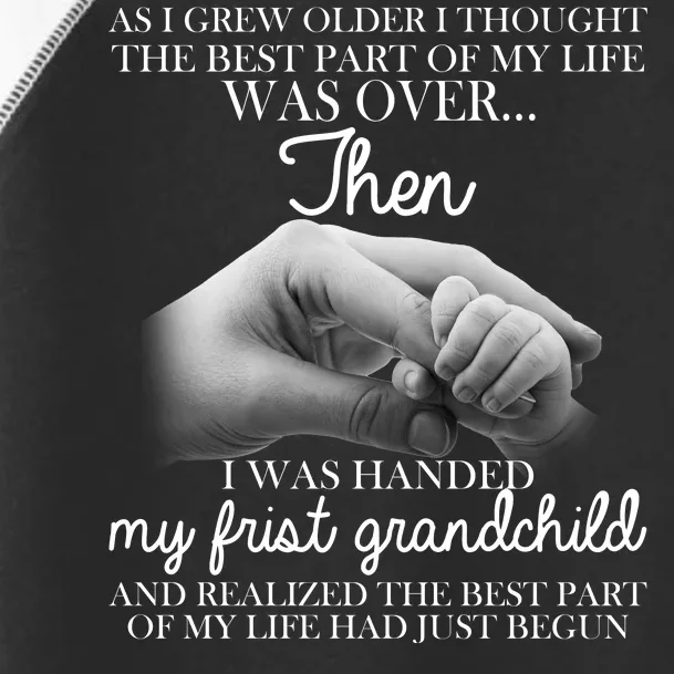 Life Just Begun With My First Grandchild Toddler Fine Jersey T-Shirt