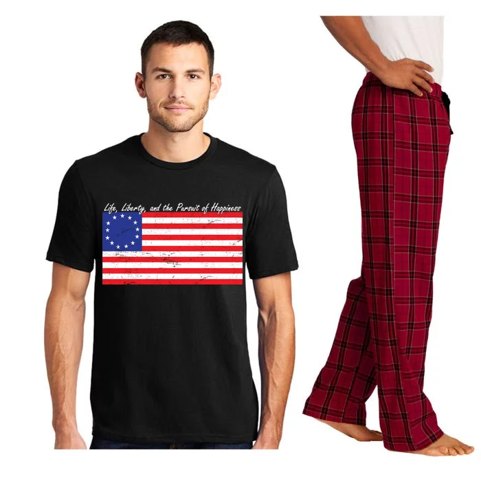 Life Liberty And The Pursuit Of Happiness Flag Pajama Set