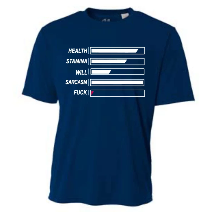 Life Status Bar Cooling Performance Crew T-Shirt