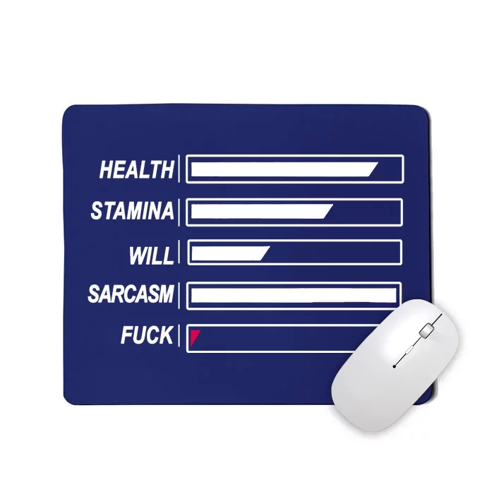 Life Status Bar Mousepad