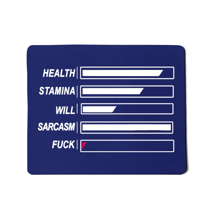 Life Status Bar Mousepad