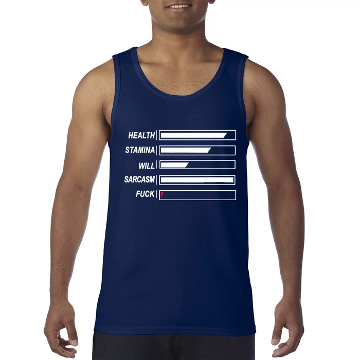 Life Status Bar Tank Top