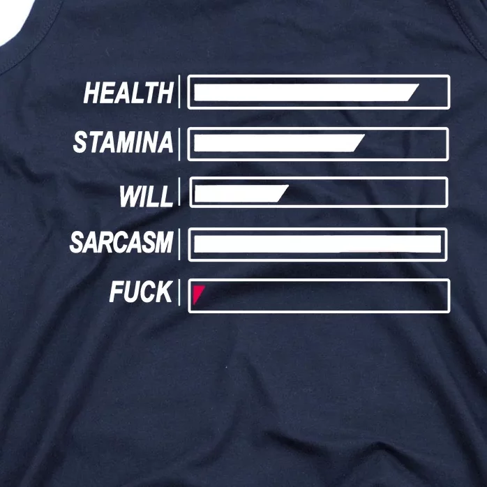 Life Status Bar Tank Top