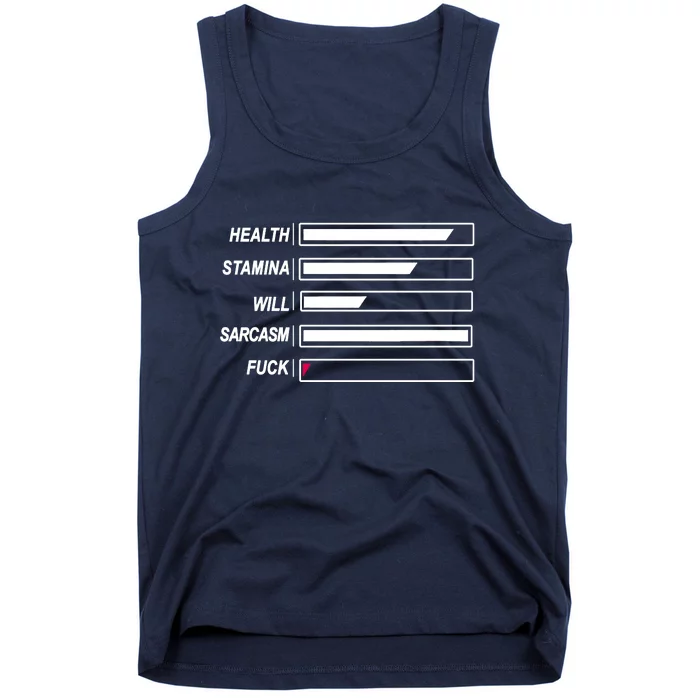 Life Status Bar Tank Top