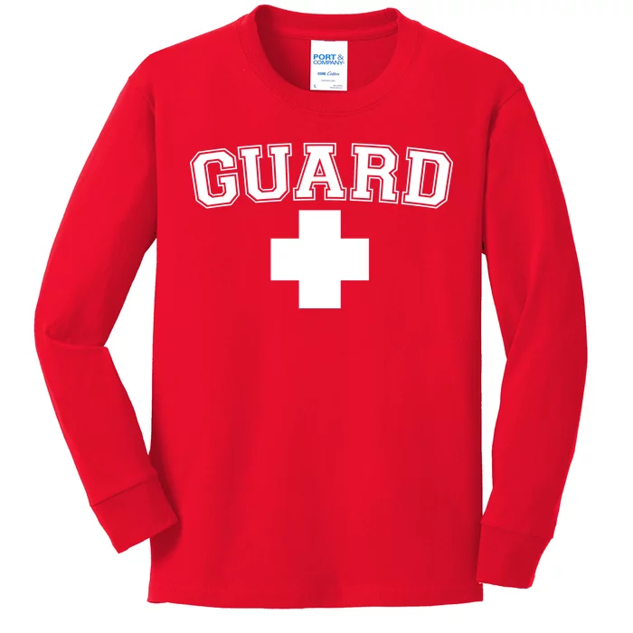 Lifeguard Kids Long Sleeve Shirt