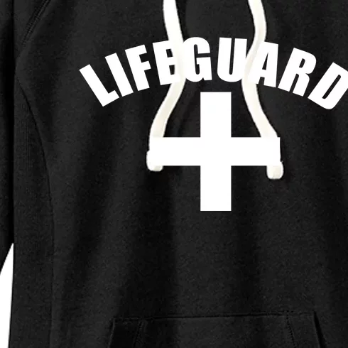 Lifeguard Cross Logo Women's Fleece Hoodie