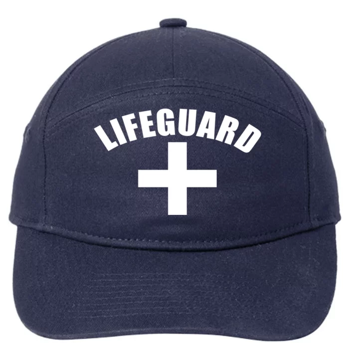 Lifeguard Cross Logo 7-Panel Snapback Hat