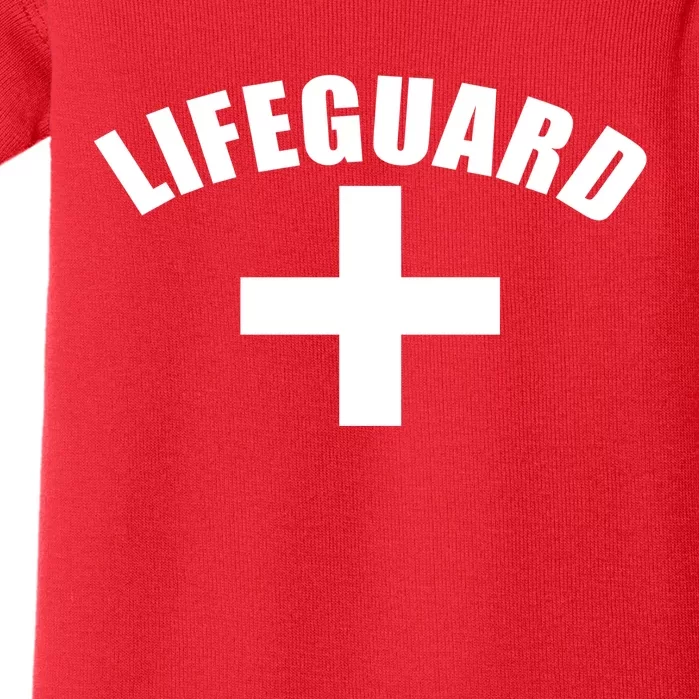 Lifeguard Cross Logo Baby Bodysuit