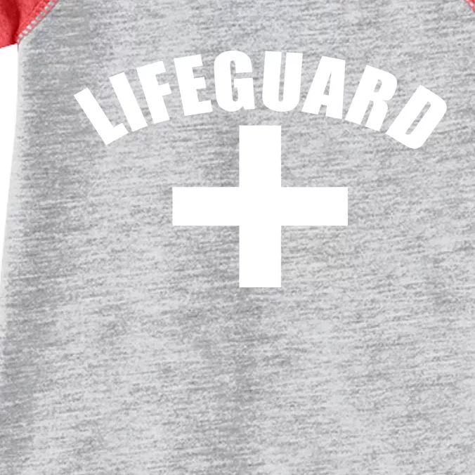 Lifeguard Cross Logo Infant Baby Jersey Bodysuit