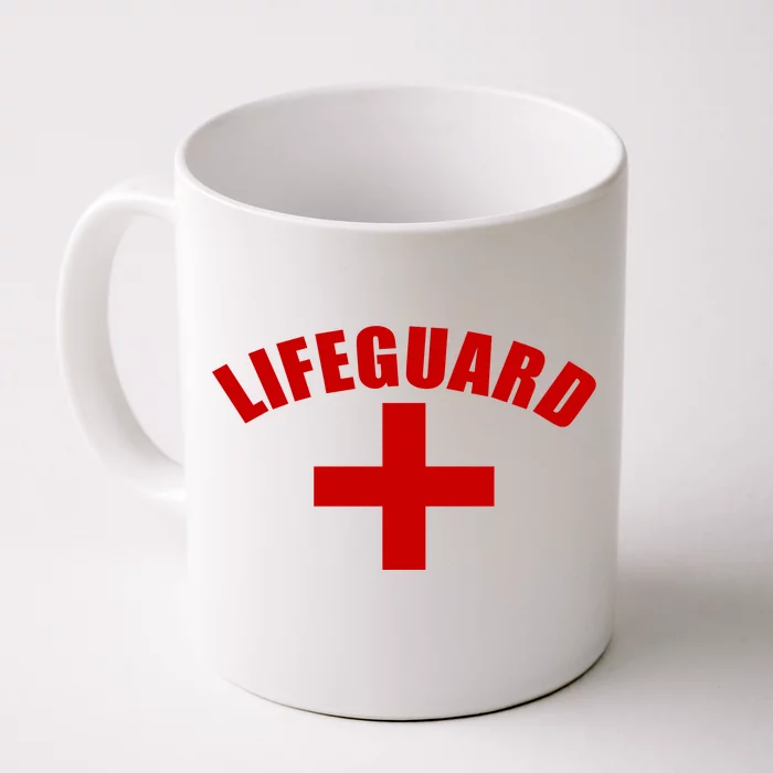 Lifeguard Cross Logo Front & Back Coffee Mug