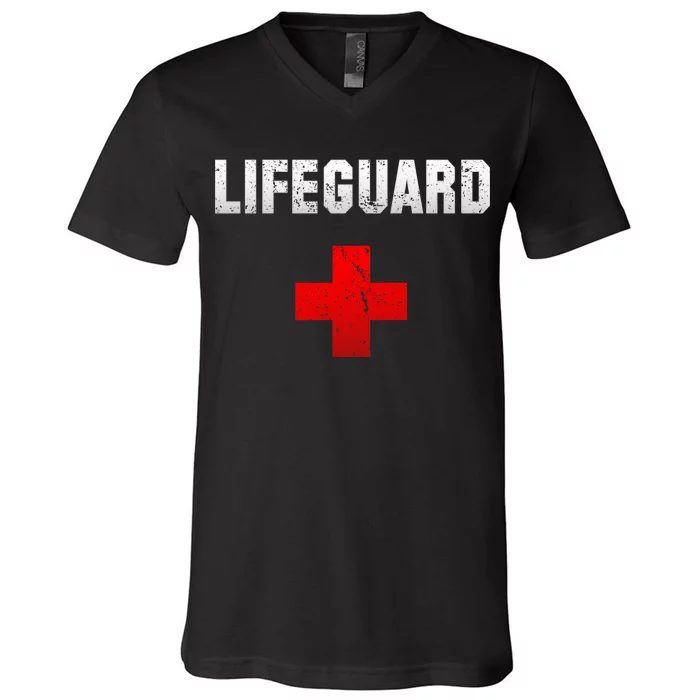 Lifeguard Vintage Logo V-Neck T-Shirt