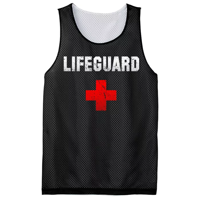 Lifeguard Vintage Logo Mesh Reversible Basketball Jersey Tank