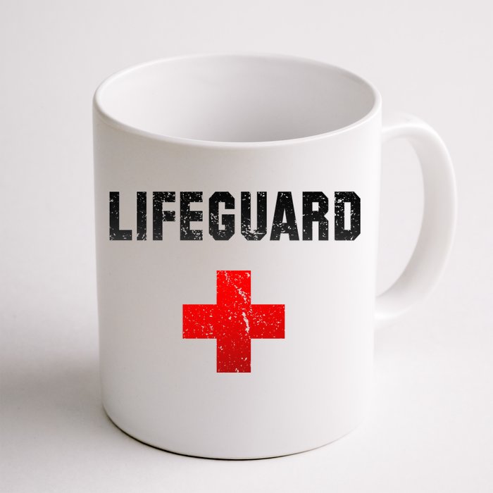 Lifeguard Vintage Logo Front & Back Coffee Mug