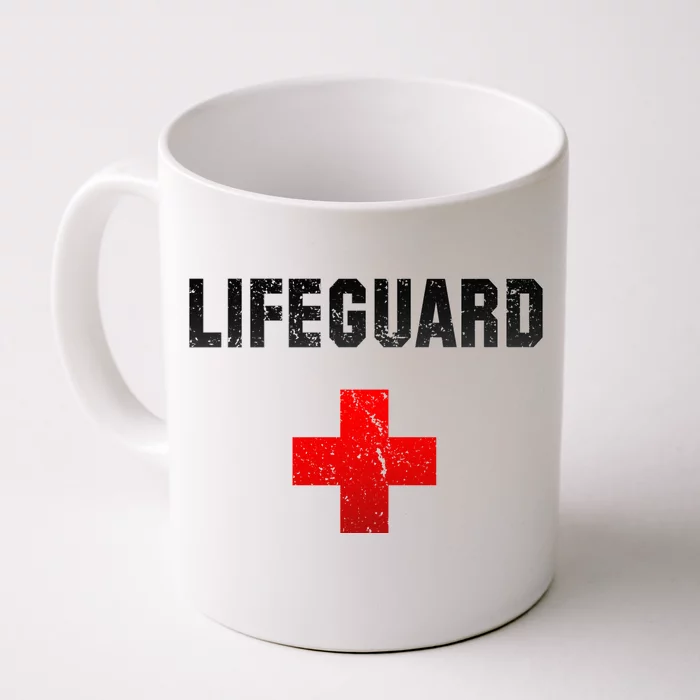 Lifeguard Vintage Logo Front & Back Coffee Mug