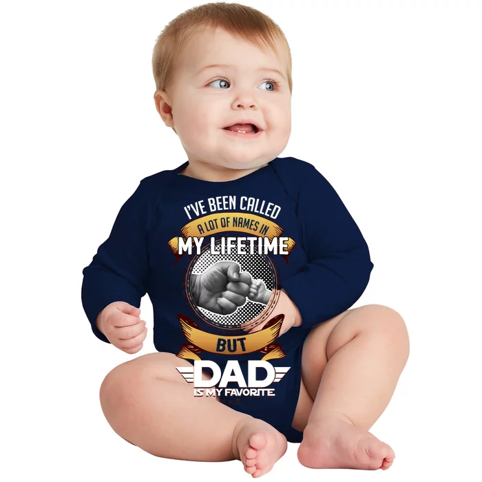 Lifetime Dad Baby Long Sleeve Bodysuit