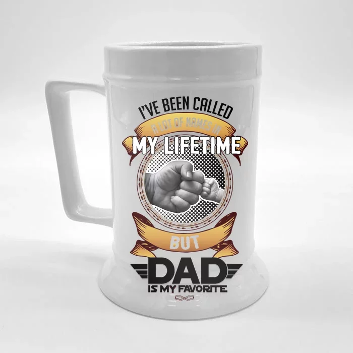 Lifetime Dad Front & Back Beer Stein