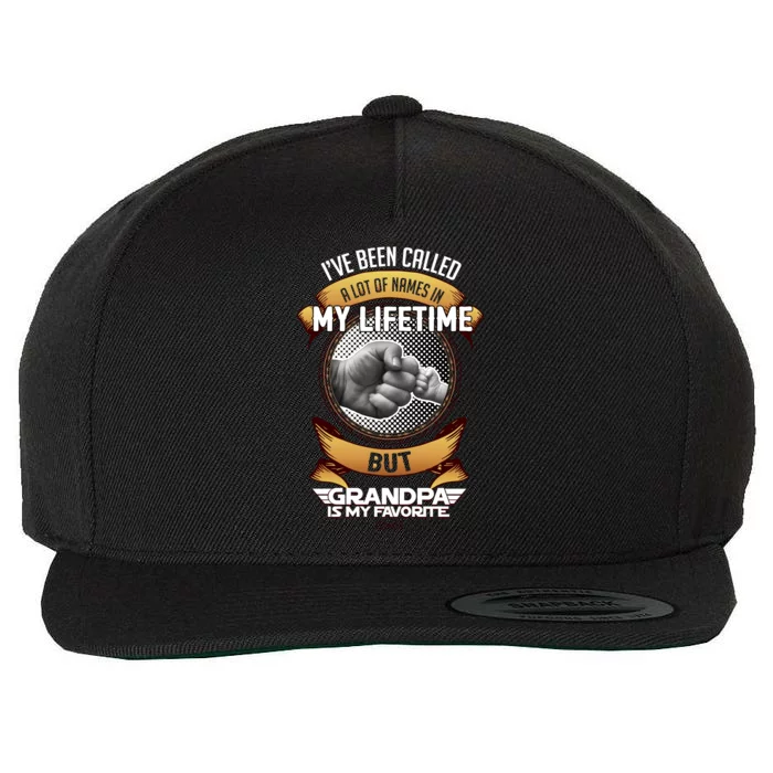 Lifetime Grandpa Wool Snapback Cap