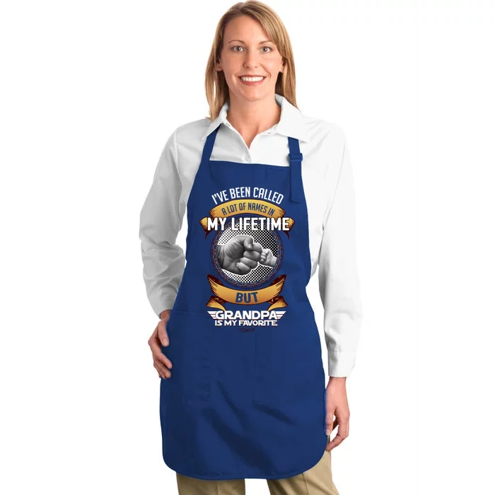 Lifetime Grandpa Full-Length Apron With Pocket