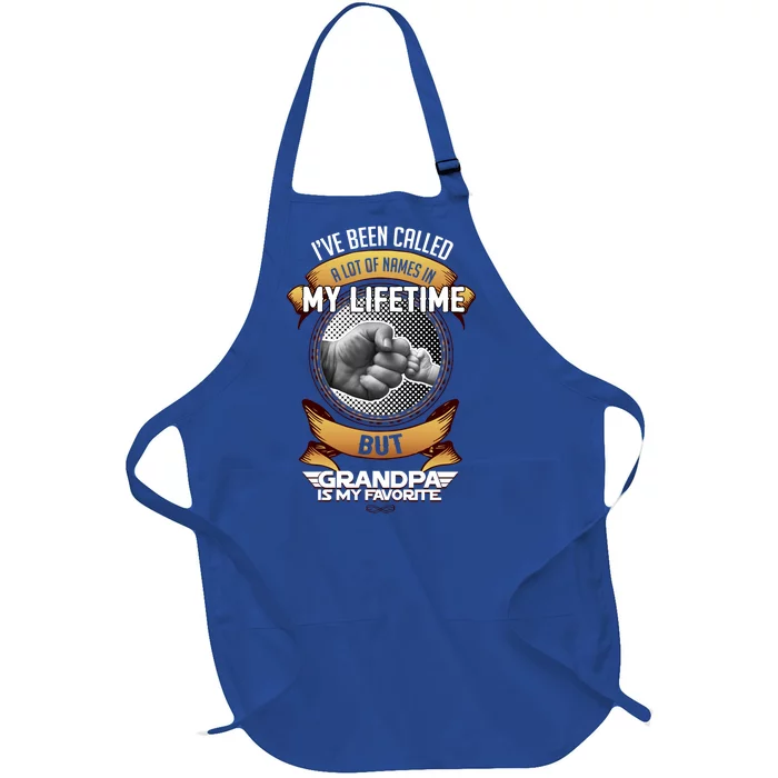 Lifetime Grandpa Full-Length Apron With Pocket