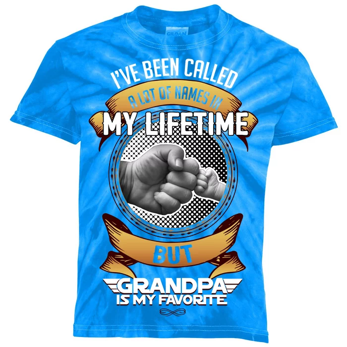 Lifetime Grandpa Kids Tie-Dye T-Shirt