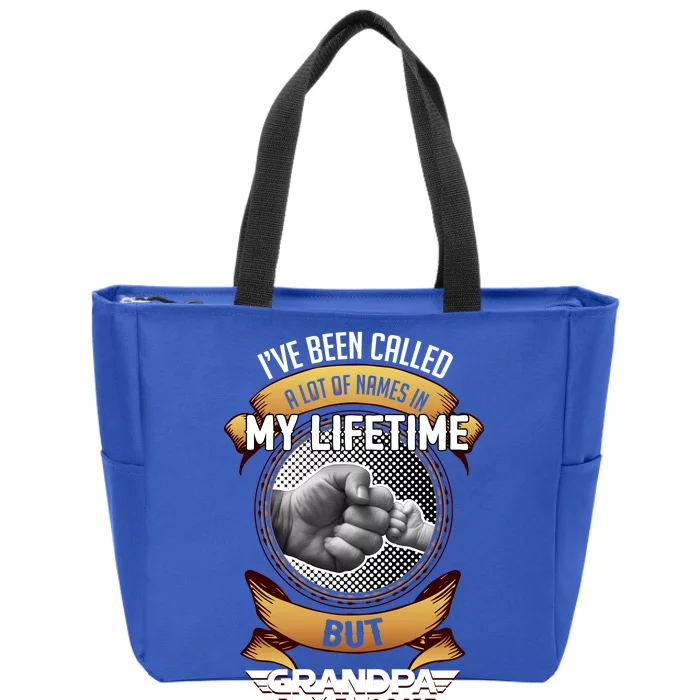 Lifetime Grandpa Zip Tote Bag