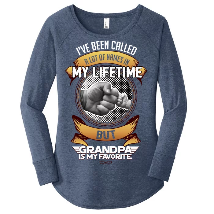 Lifetime Grandpa Women's Perfect Tri Tunic Long Sleeve Shirt