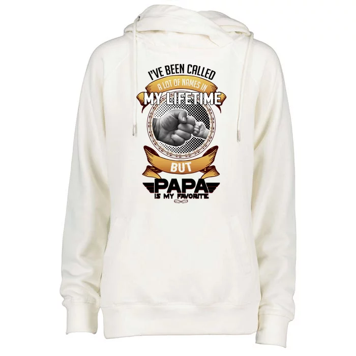 Lifetime Papa Womens Funnel Neck Pullover Hood