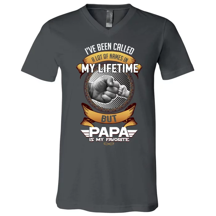 Lifetime Papa V-Neck T-Shirt