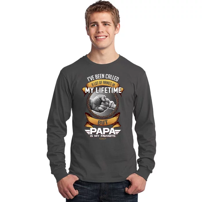 Lifetime Papa Tall Long Sleeve T-Shirt