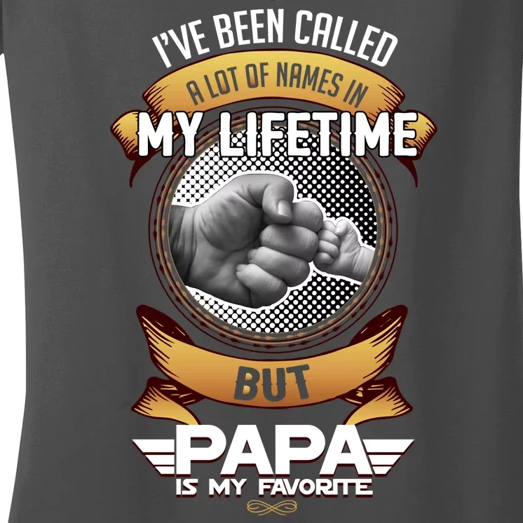 Lifetime Papa Women's V-Neck T-Shirt