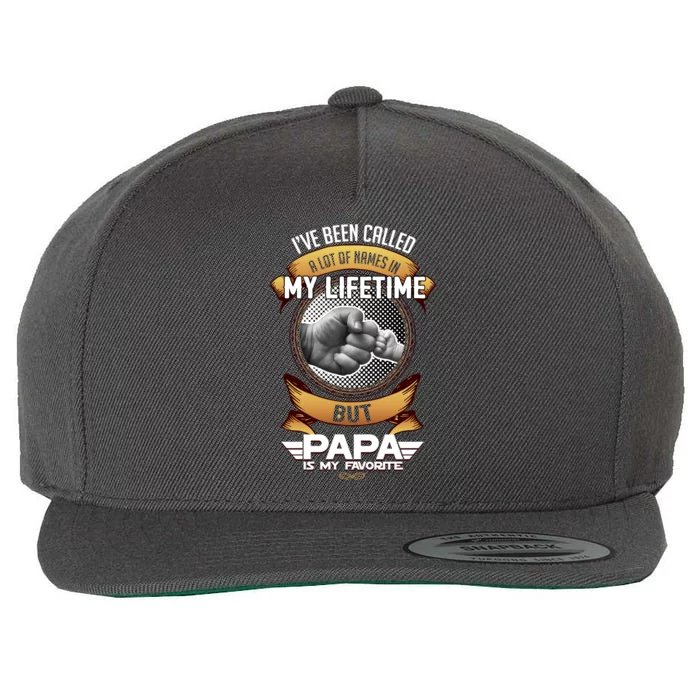 Lifetime Papa Wool Snapback Cap