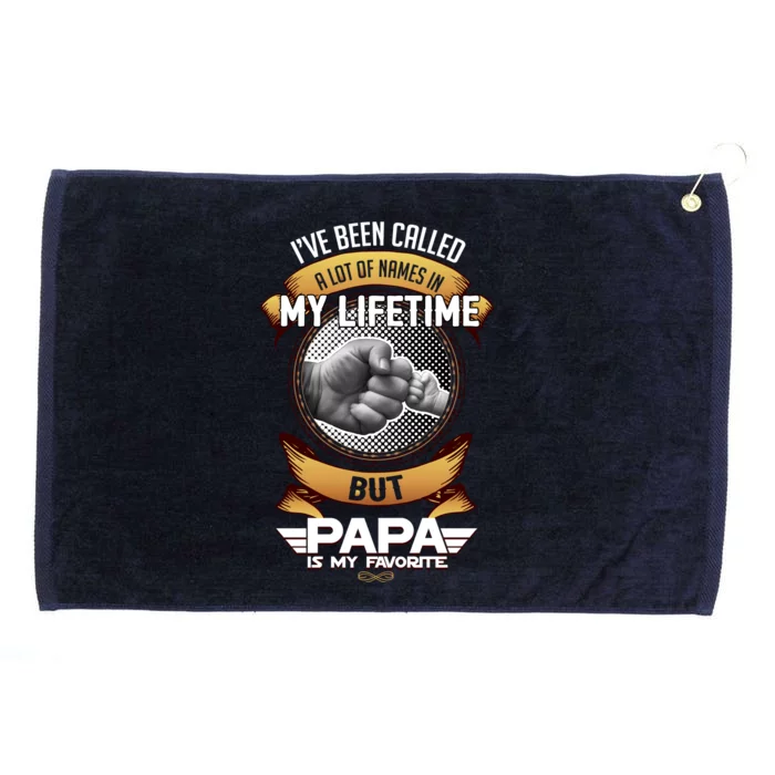 Lifetime Papa Grommeted Golf Towel