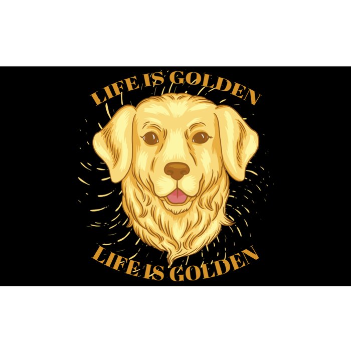 Life Is Golden Dog Bumper Sticker