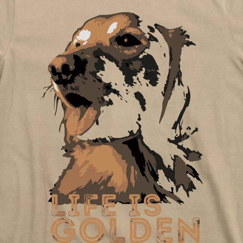 Life Is Golden Retriever Dog Premium T-Shirt