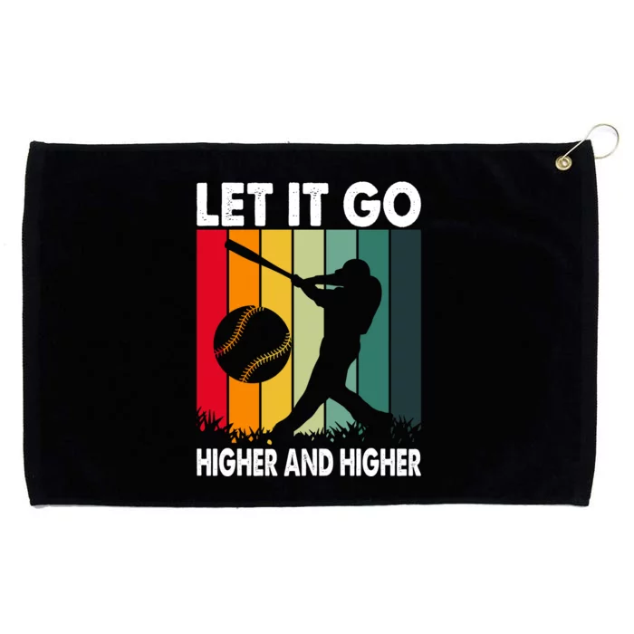 Let It Go Higher And Higher Grommeted Golf Towel