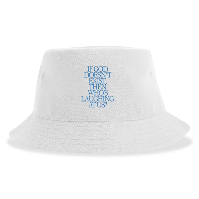 Lilnasx If God DoesnT Exist Then WhoS Laughing At Us Sustainable Bucket Hat