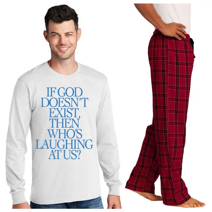 Lilnasx If God DoesnT Exist Then WhoS Laughing At Us Long Sleeve Pajama Set